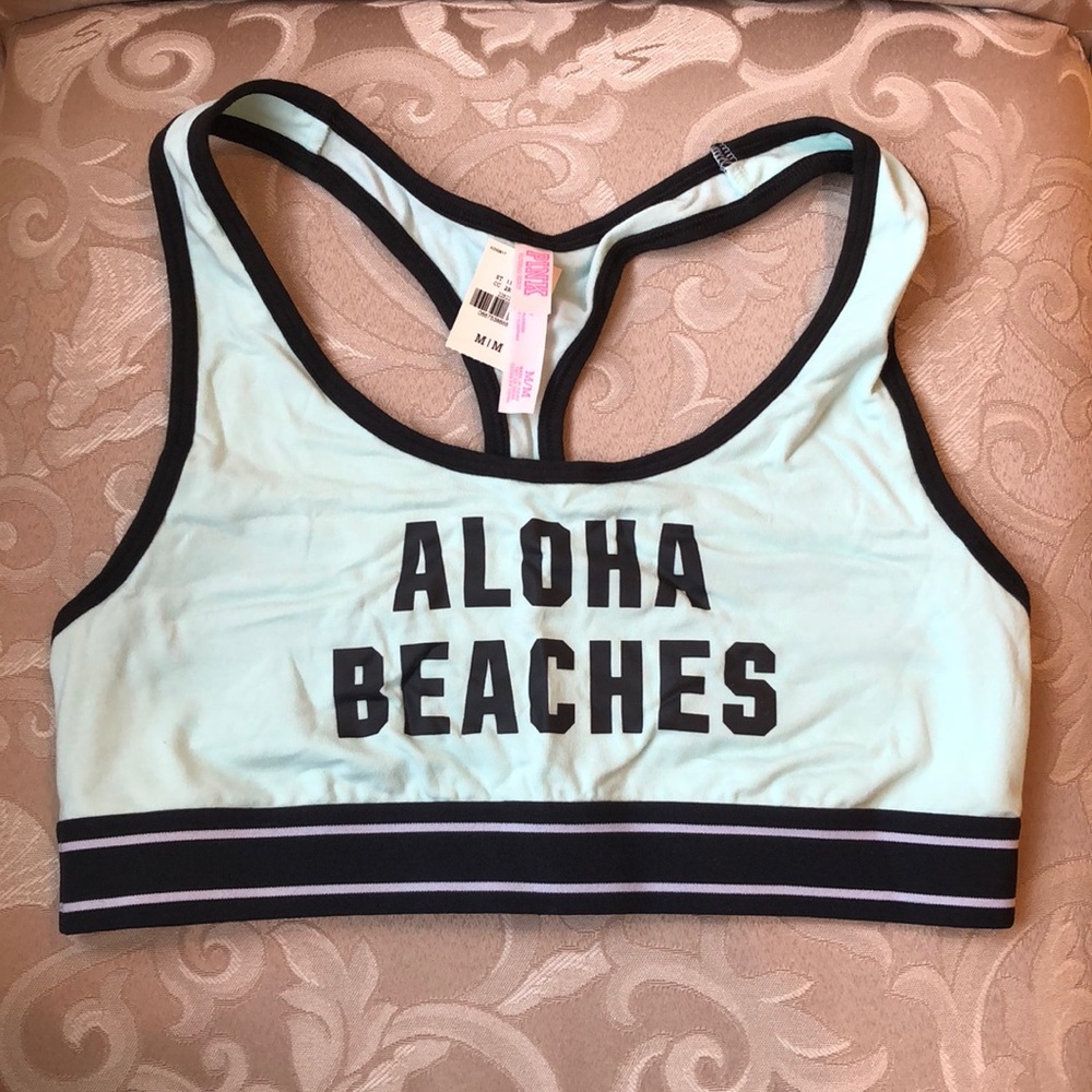 VS Pink Aloha Beaches Sports Bra